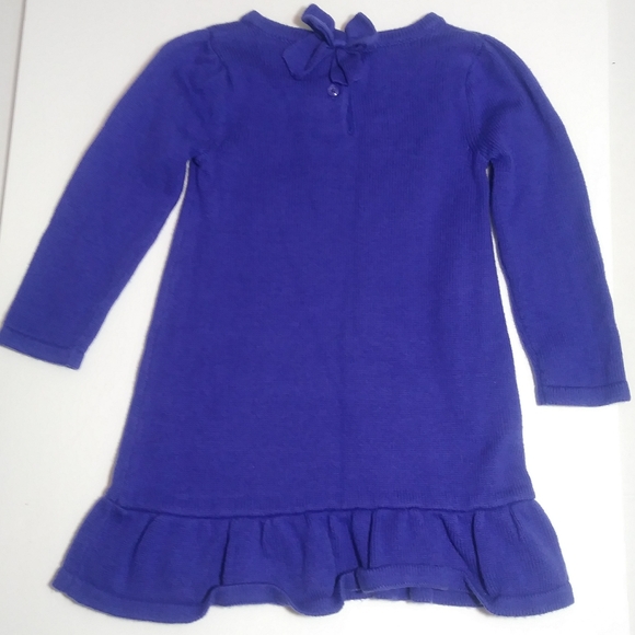 GYMBOREE Bunny Sweater Dress 2T Purple - Picture 2 of 6